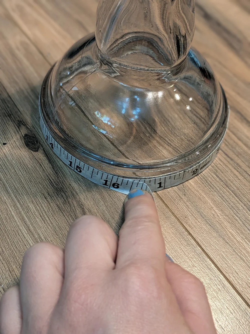 Clear Glass Vintage-Style Oil Lamp - Classic Home Accent